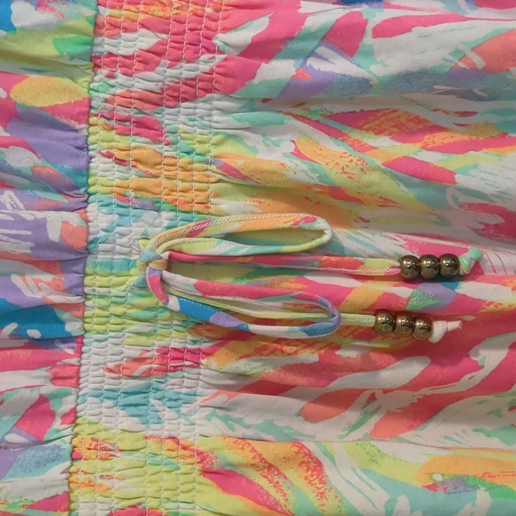 Lilly Pulitzer Neon Multi-Color Print Romper | Size Small - Picture 5 of 7